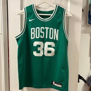 Nike NBA Boston Celtics #36 Marcus Smart (Lakers) Basketball Green Jersey